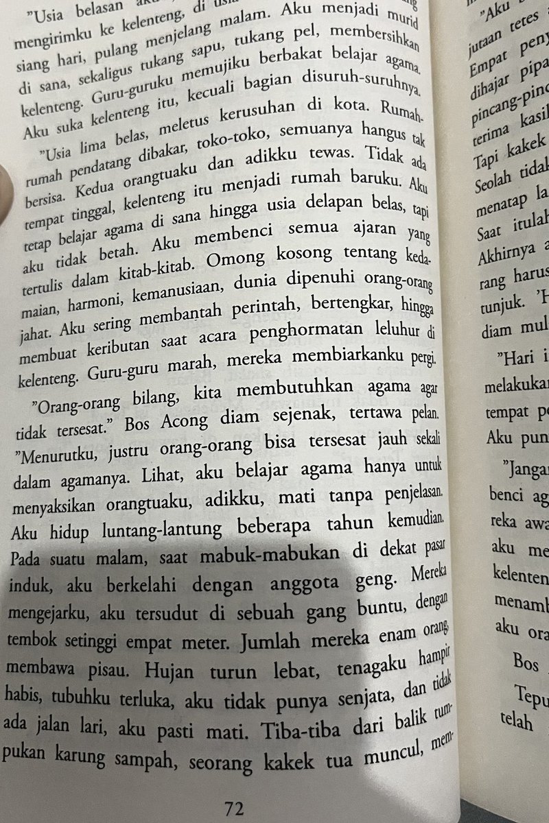 beqiiik's tweet photo. janji - tere liye
ini bagus banget even aku masih baca setengah halaman, dari baca ini jd mikir kalo diri ini bisa bantu orang lain knp tidak? https://t.co/uJOHrUrvIs