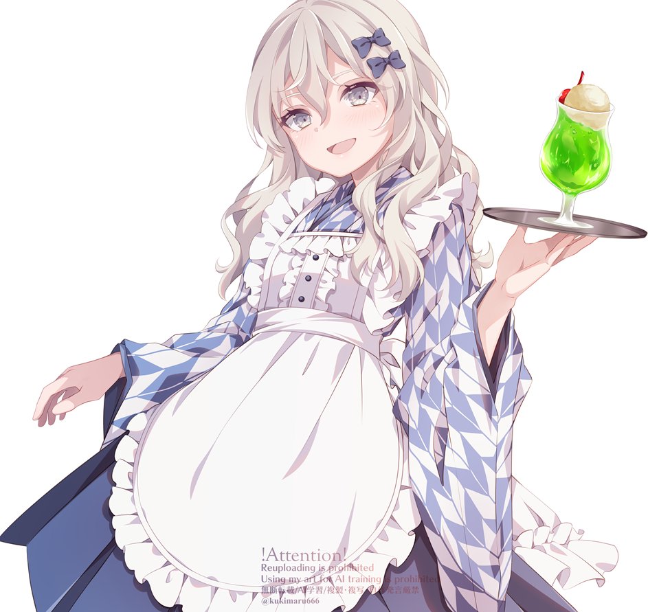 kukimaru666's tweet photo. 大正浪漫！
喫茶店で提督にお給仕してくれるグレカーレちゃんを描きました！！！

#艦これ #グレカーレ https://t.co/o5lXrJOuwU