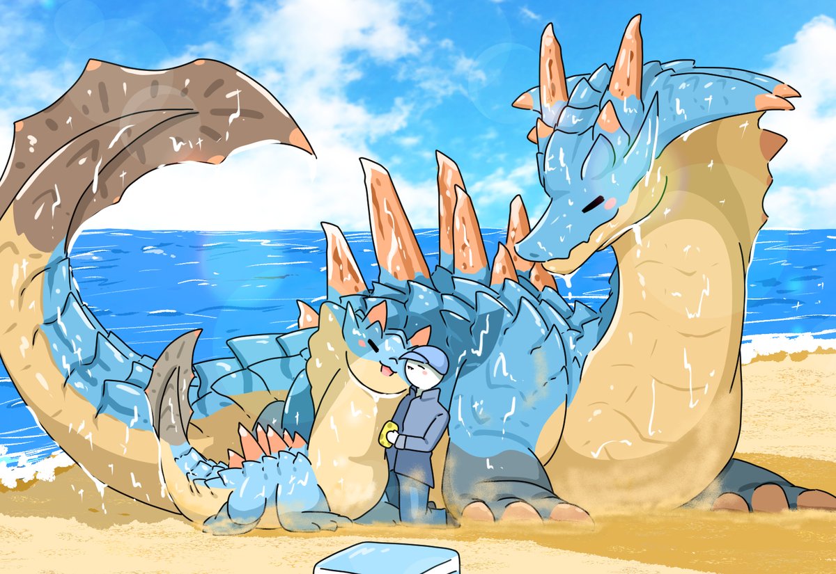 CBomochi's tweet photo. 海水浴 https://t.co/HLY9SGSLHs