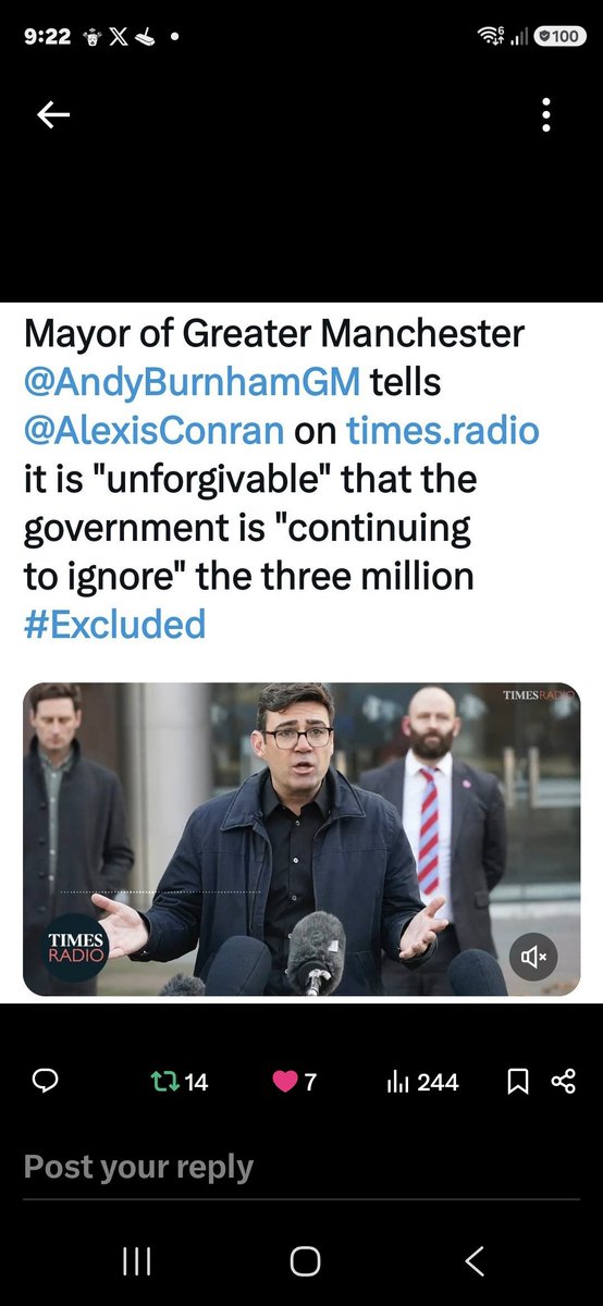 ExcludedFighter's tweet photo. Congratulations @bevcraig on becoming Mayor. After years of total neglect upon tens of thousands of the #ExcludedUK right across #GreaterManchester, they hope that you will call on @andyburnham @UKLabour GOV to deliver the restitution that he's long championed

@APPGGapsSupport https://t.co/q6bCUG3xJk