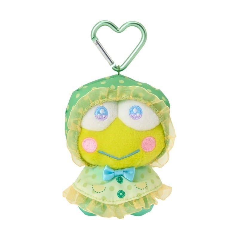 sanriodaily's tweet photo. keroppi in his little raincoat 💫 https://t.co/tQF3TgWP3w