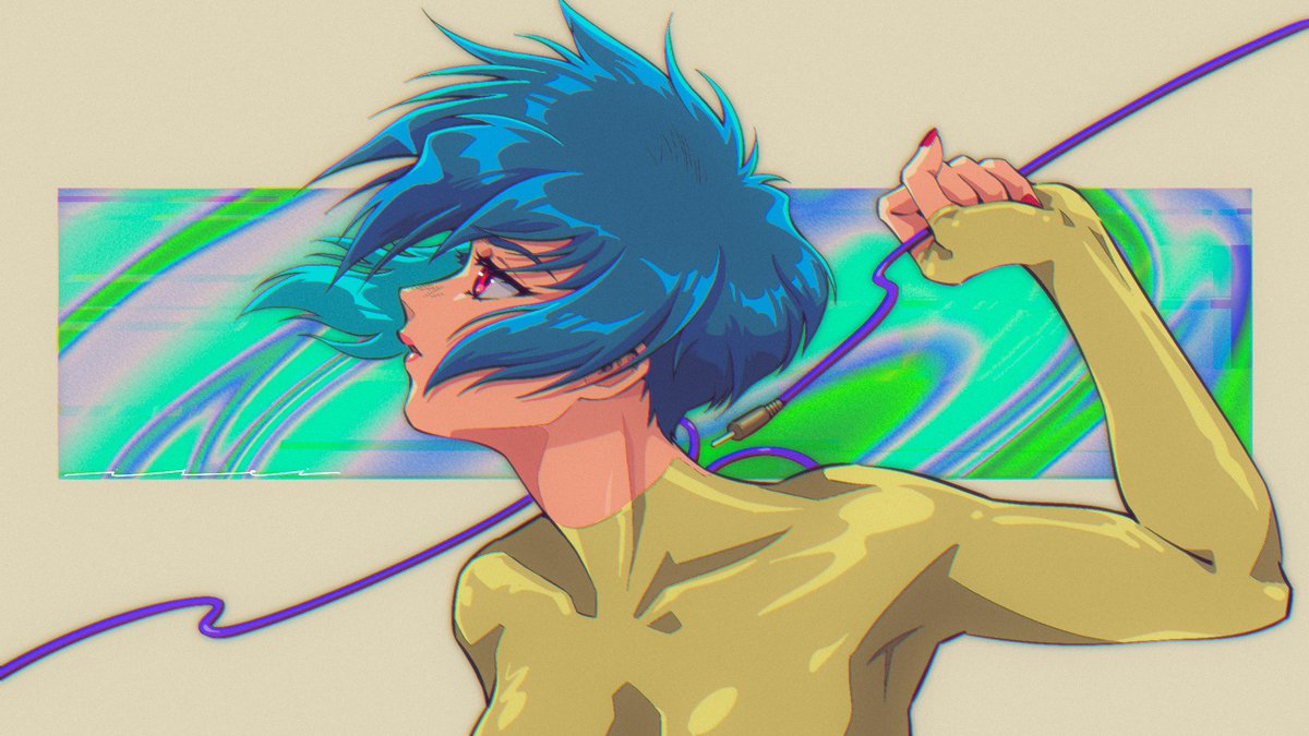 isei0212's tweet photo. 試了舊動畫風格上色
#攻殻機動隊
#theghostintheshell https://t.co/BtX1zU3bBx