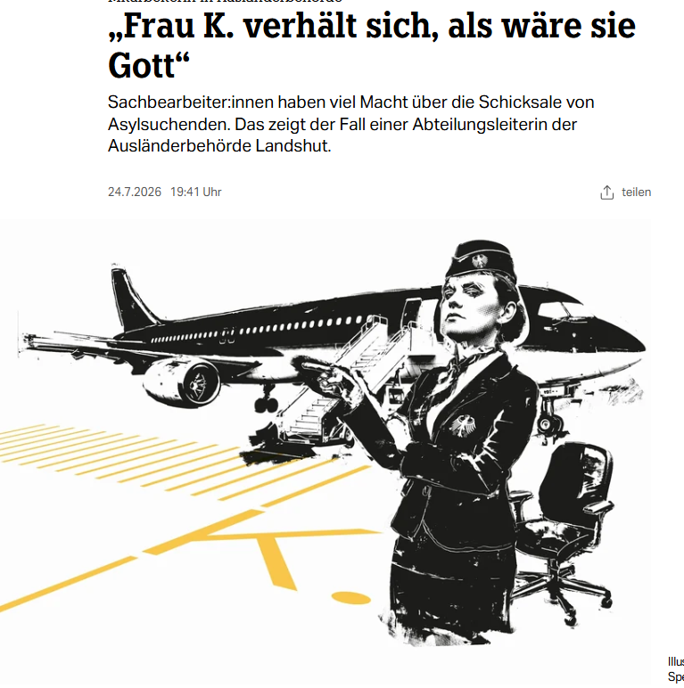 DerInstaIIateur's tweet photo. taz heult wieder: Eine Beamtin in der Ausländerbehörde schiebt abgelehnte Asylbewerber ab, statt sie ewig durchzufüttern. „Sie verhält sich, als wäre sie Gott“ – nein, sie verhält sich, als gäbe es noch ein Gesetz.
Während der Rest des Landes die Zeche zahlt, ist der wahre Skandal für die taz: Jemand macht seinen Job.
#AbschiebungJetzt #tazHeult #Rechtsstaat #Ausländerbehörde
