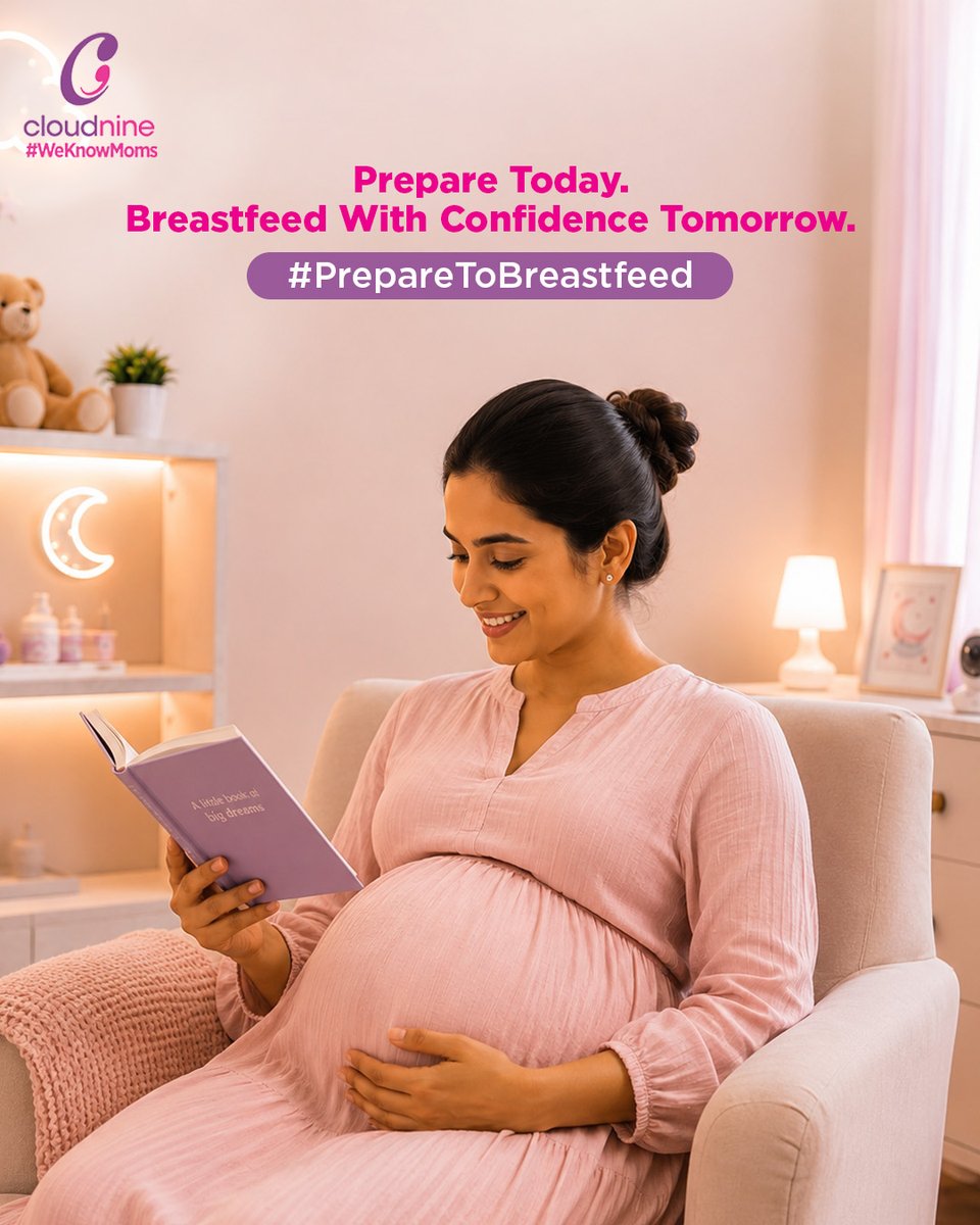 CloudnineCare's tweet photo. Breastfeeding confidence starts during pregnancy. ๐คฑ Prepare with guidance from our lactation experts.
Explore our Breastfeeding Module: https://t.co/GD5ZXJXqgH
#PrepareToBreastfeed #WorldBreastfeedingWeek #weknowmoms #oncloudnine #AntenatalCare #BreastfeedingAwareness https://t.co/Dpgyx1SA6D