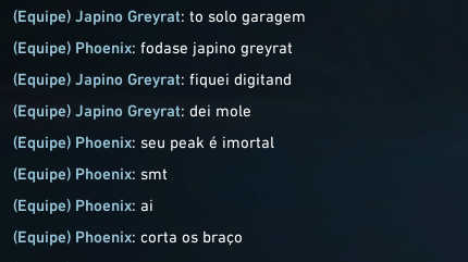 venitesvlr's tweet photo. não era, depois de perder alguns rounds o duo dela (lcs#yhwh) começou a ficar tiltado e tirou o voip e começou a atacar o tejo, eu falei no chat que ele estava errado e que era pra parar de ser doente, logo apos isso as ofenças começaram a se direcionar a mim... https://t.co/9FRDud9JIW