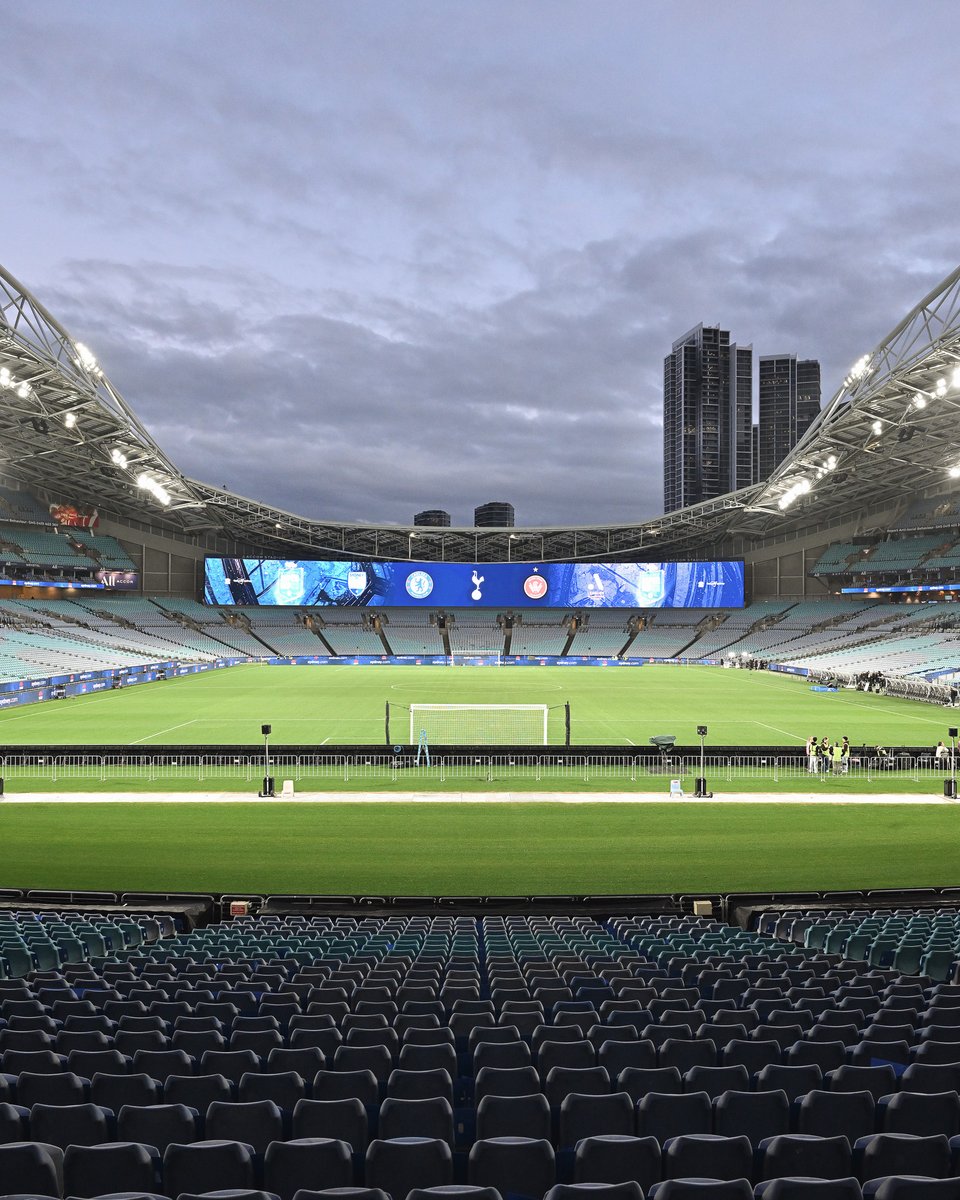 SpursOfficial's tweet photo. 📌 Accor Stadium, Sydney.