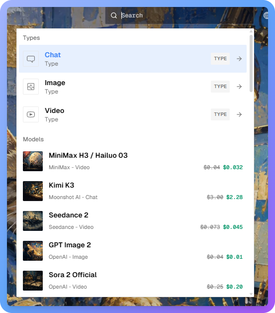 PoyoAPI's tweet photo. Happy weekend, everyone! 🎉

To help you find the right AI model faster, we’ve added a search feature in the top-right corner of https://t.co/fFcpwIkHlq.

You can now search by:
🔹 Model
🔹 Provider
🔹 Task
Give it a try and find the perfect model for your needs! https://t.co/LwP5BpBrio