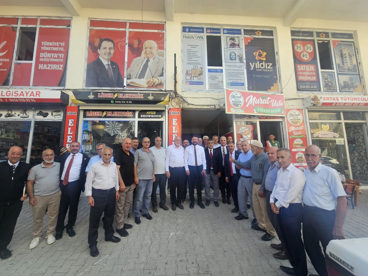 Halittoprakk's tweet photo. Yeniden Refah Partisi Adıyaman İl Divan Toplantımızı, Genel Başkan Yardımcımız Sayın Cengiz Erduran, İl Başkanımız Sayın İsmail Demir ve kıymetli misafir başkanlarımızın katılımlarıyla Kahta ilçemizde gerçekleştirdik. https://t.co/HGka5TqHYU