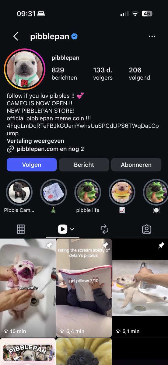 WhodatJoey's tweet photo. Pibblepan @pibblepanpan is officially backing $PIBBLE
There have been many tokens related to the dog meme before but never with official backing.

This time its different. Publicly listing his official coin across all his socials🔥🔥

4FqqLmDcRTeFBJkGUemYwhsUuSPCdUPS6TWqDaLCpump https://t.co/x9quKIMHS4