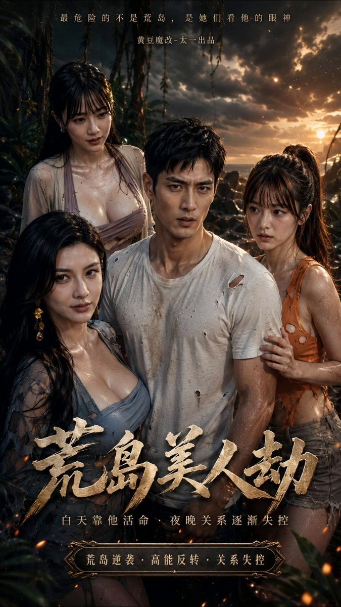 RanaeDefortay's tweet photo. AI成人短剧《荒岛美��劫》免费分享

🔥 荒岛让名媛们明白，尊严远不如男人的一根鸡巴💦  Z☡zᶻ

链接: https://t.co/pIer35Aa6g

#荒岛美人劫  #荒岛求生 #成人短剧 #荒岛 https://t.co/2kjvnS3OoA