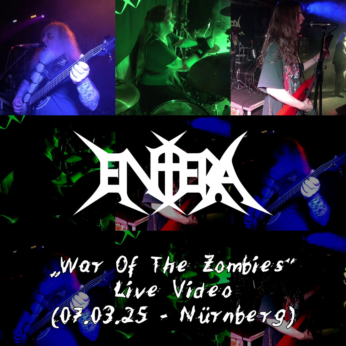 Entera_Thrash's tweet photo. Unser Live Video zu dem Song "War Of The Zombies" findet ihr auf unserem Youtube Kanal. Abo nicht vergessen ;)
https://t.co/I1kmU4KIfO
#video #clip #zombies #warofthezombies #metalvideo #thrashmetal #speedmetal #youtube #livevideo #cultnürnberg #dercult https://t.co/Hlv8Zqvcnp