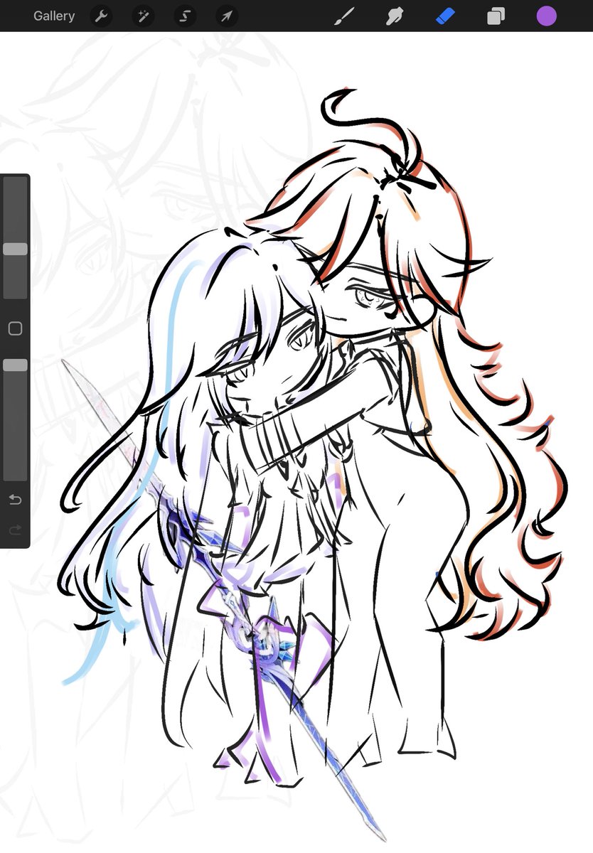 mavuskirk's tweet photo. theres not enough mavuskirk fanarts in todays world 🙄

#mavuskirk #mavuika #skirk https://t.co/6AsLK23hIA