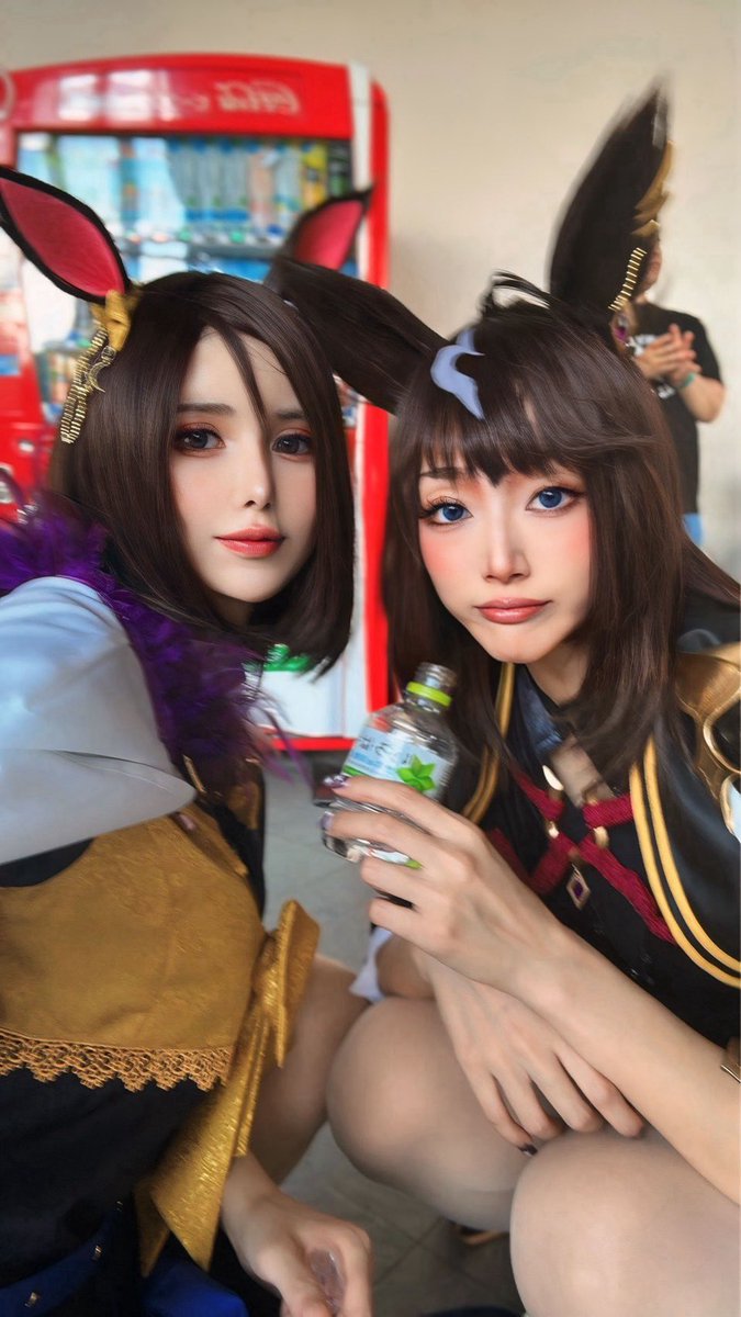 tsubaki__322's tweet photo. 速報ちゃん🐴🎀コスプレ
エアグルーヴ✖️ドゥラメンテ

#ウマ娘になってしまいました
#ウマ娘 https://t.co/shd5dup6v4