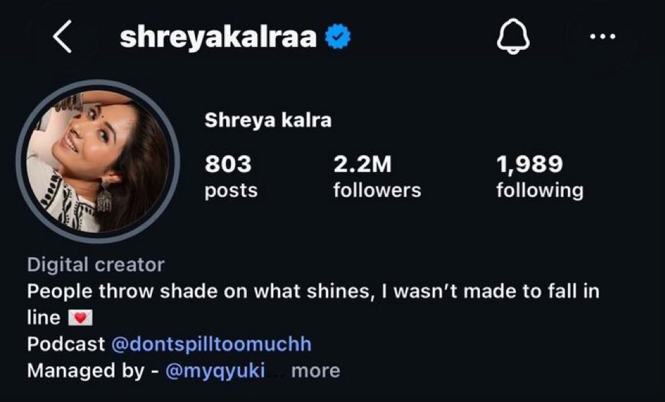 YrFavRahul's tweet photo. Congratulations Guys 2.2 M Insta Family 👏✨

Many more to come Shreya is gaining more and more followers By playing Raw and Straightforward Gameplay ✨🤍

#LockUpp2 #LockUpp @Shreyaxlockup @NetflixIndia @EktaaRKapoor https://t.co/Qc01p7goe5