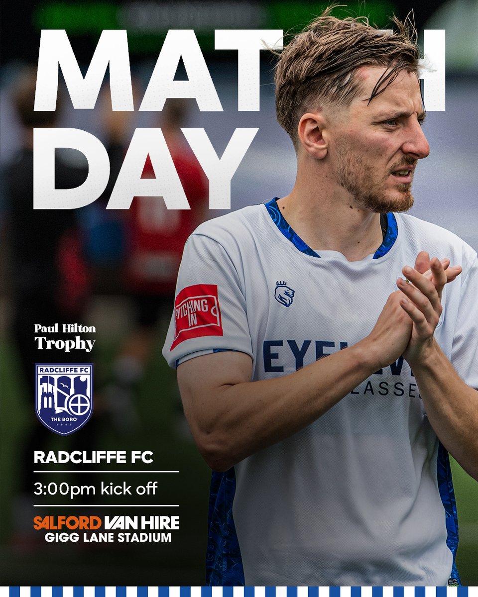 buryfcofficial's tweet photo. Our final pre-season friendly as we remember a great man 🤍💙

#buryfc https://t.co/2VAErFSflB