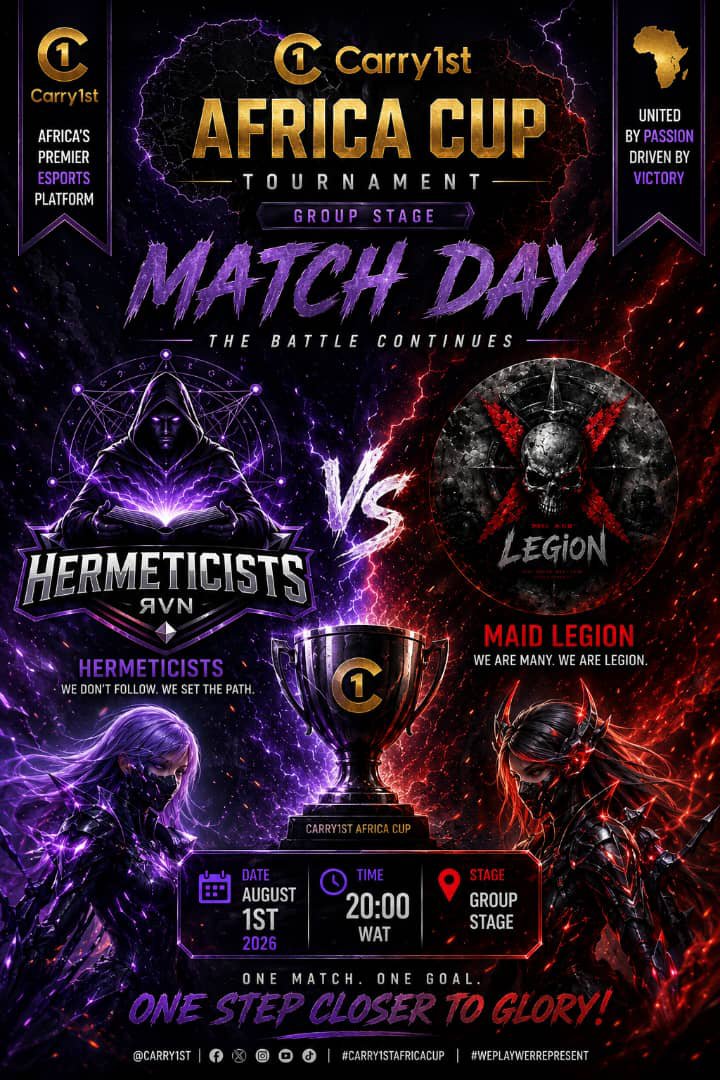 okikiade78's tweet photo. August begins with a warning ⚠️ 
While others hope to survive, Hermeticists came to conquer💯🤟
No excuses. No mercy. Just results.
See you on the battlefield. 🏆⚡
@carry1st @CODMAFRICA @Silhouettin #CODM #HERMETICISTS #NewMonth https://t.co/U5TjNNSpuR