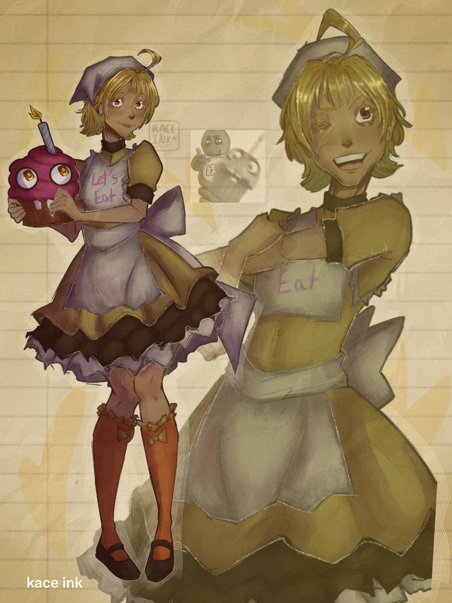 KaceInk's tweet photo. Pizza (●’◡’●)ﾉ
.
.
.
.
Vamos a revivir la cuenta 🤭💜

#fanf #fanart #chica #fnafart https://t.co/2RWNFMYEBL