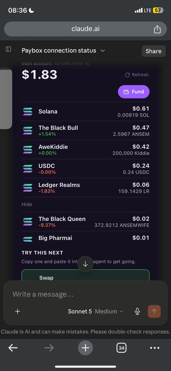 MAJEEDWEB's tweet photo. @moonpay Claude helped me analyze. ChatGPT helped me strategize.  PayBox helped me monetize. 

@moonpay https://t.co/WI3vFz4SBl