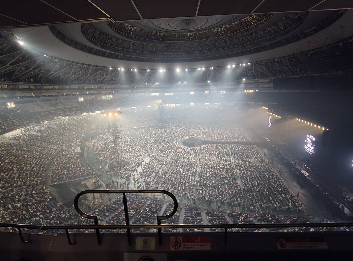 superbeaver_00's tweet photo. 京セラ着🦫
ビスタ席？相当見やすい！
椅子が良い椅子だから普通にやばい！！！
楽しむぞー✌️✌️

#SUPERBEAVER https://t.co/5noAYOtNul