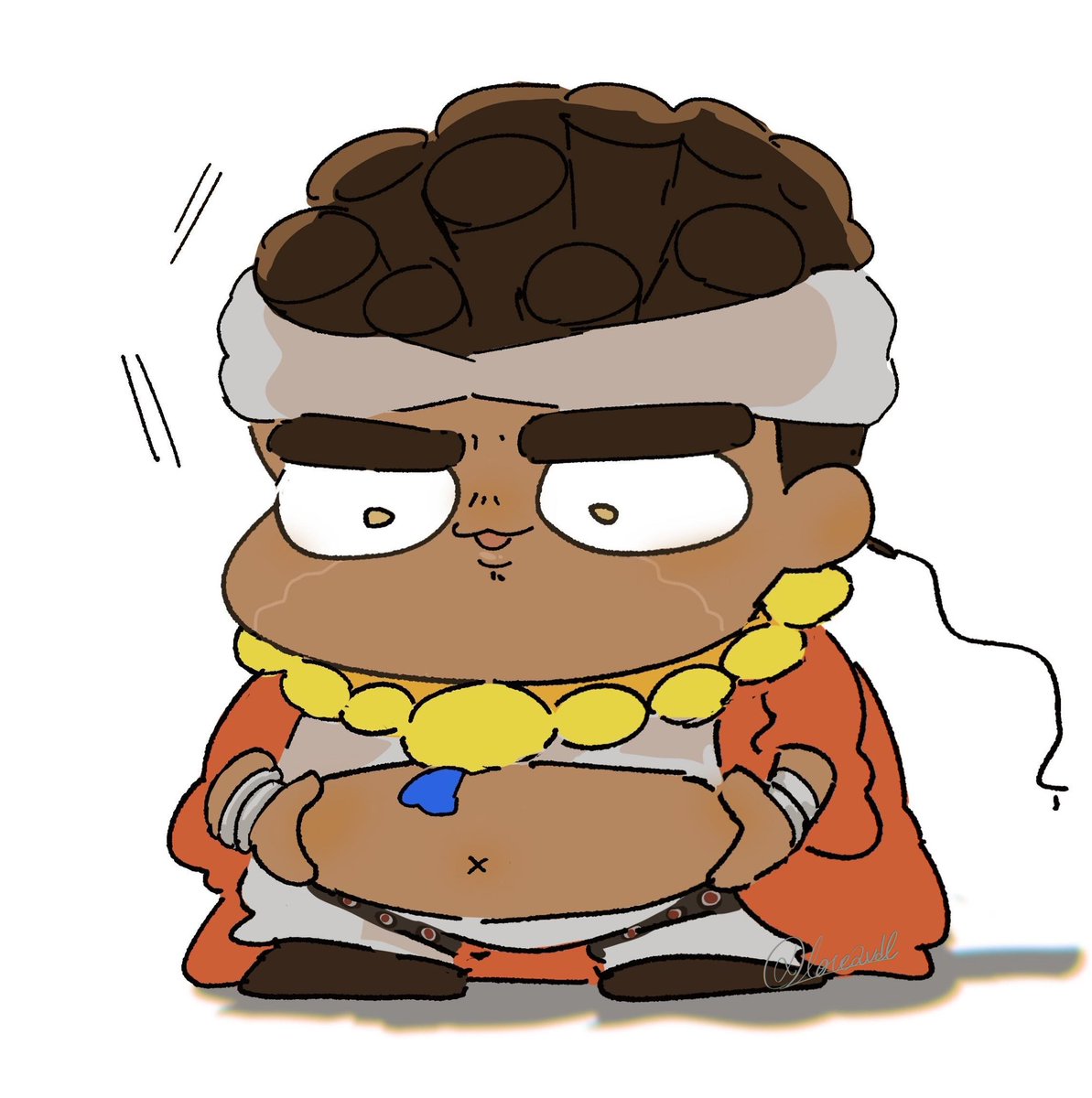loveavdl's tweet photo. 身に覚えのないお腹のお肉に 困惑するちみﾄﾞｩﾙ https://t.co/0dp7EqJwgi