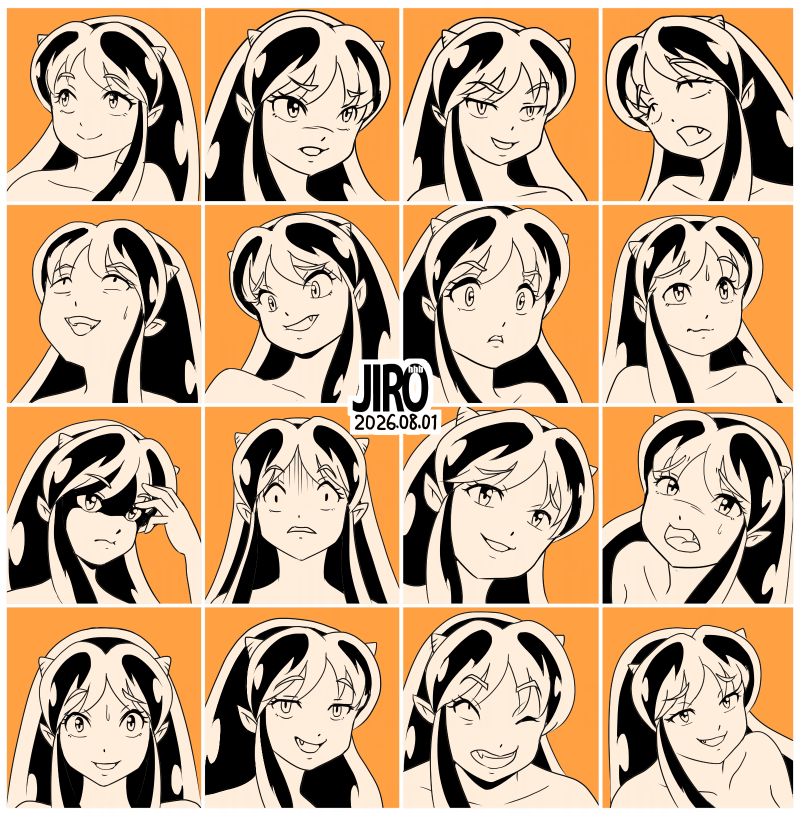 jirohhb_fa's tweet photo. 表情を描き分ける練習がしたくて探してたら、ひと月ほど前に「ウッディ練習法」というのが流行ってたそうで。面白そうなのでやってみました😆
朝練のつもりが3.5時間もかかりましたよ。（顔だけとはいえ、１６回も描けばそりゃかかるだろうとセルフ突っ込みしました💦） https://t.co/SGsKvPNoGN