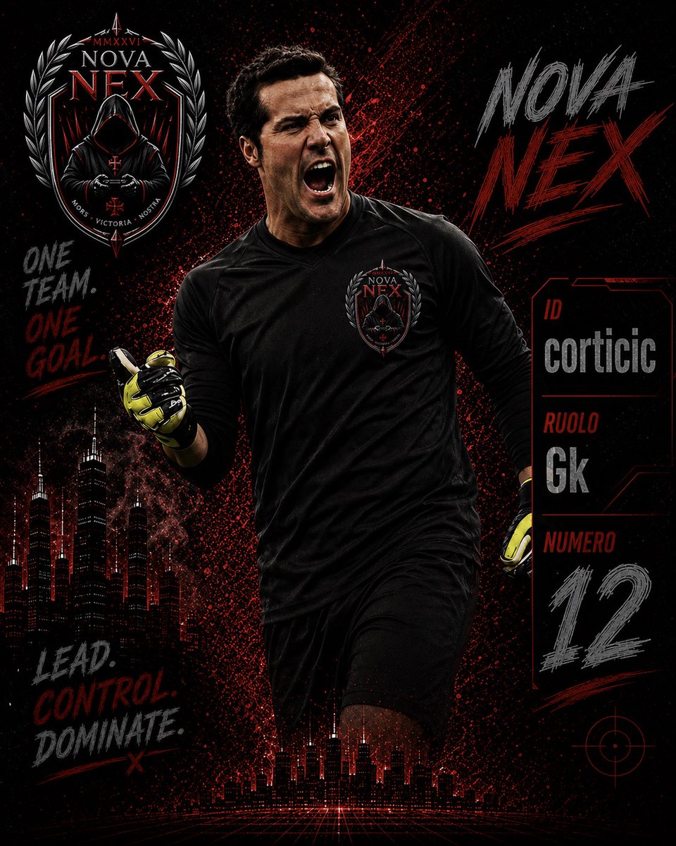 Nova_Nex_eSport's tweet photo. Spesso ci si chiede quale sia il segreto, nel suo caso è il gin tonic🍸 
Esperienza e solidità a difesa della nostra porta fin dal primo giorno.

Benvenuto @raiiseer ❤️‍🔥🤝🏻

#WeAreNovaNex https://t.co/PADle1EqLW