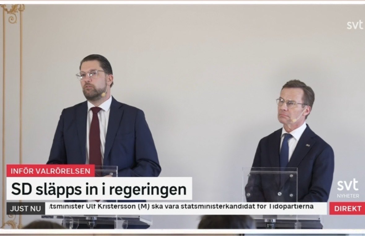 emmafastesson's tweet photo. Om mindre än två månader kan Björn Söder, som jämfört Pride med pedofili, vara utrikesminister. 

Valet är ditt, rösta rätt. https://t.co/cNVTSlSOI3