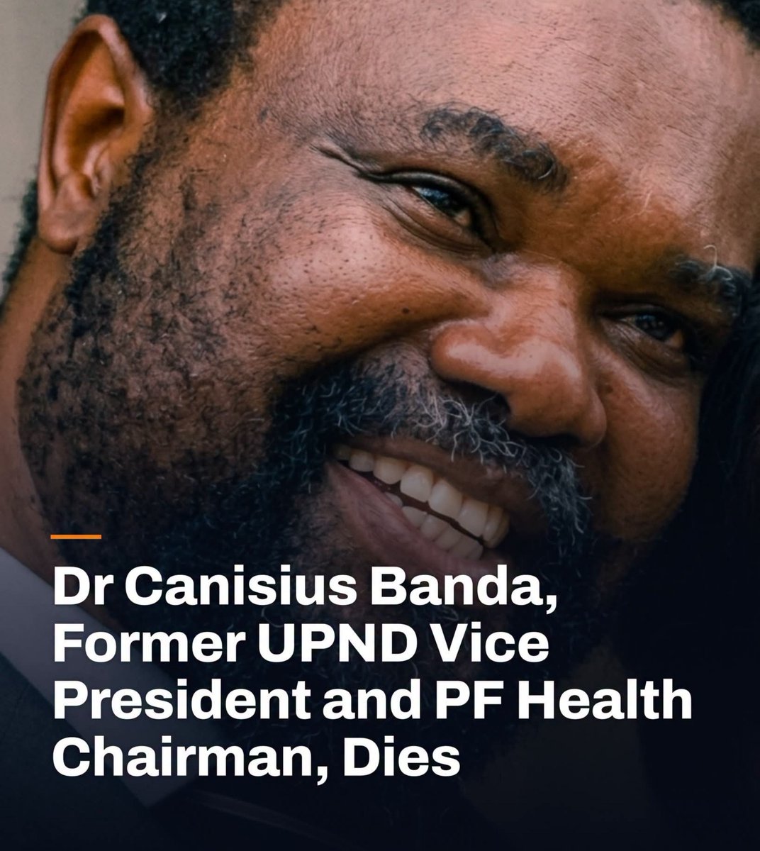 Digital_Vending's tweet photo. Rest in Peace Dr. Canisius Banda. https://t.co/qu8hlHzmhV