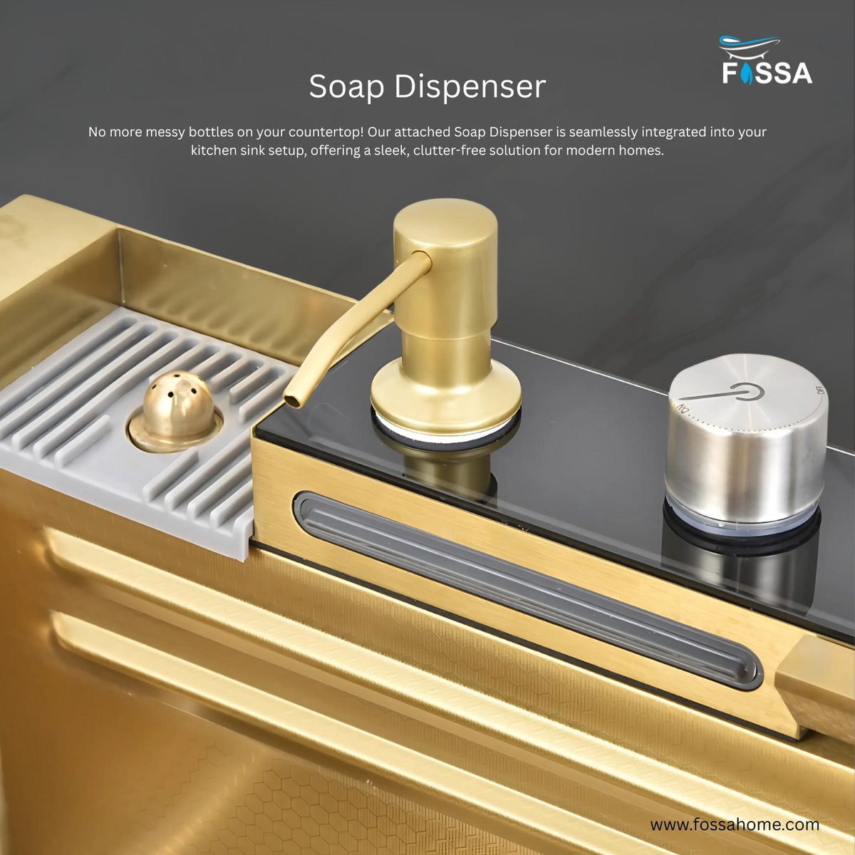 fossahome's tweet photo. Luxury that works as beautifully as it looks. ✨

The Fossa Piano Golden Workstation Sink combines a premium golden finish, smart functionality and organised prep space in one modern kitchen upgrade.

Explore: https://t.co/rrOvRG7km3

#FossaHome #PianoSink https://t.co/ujDMWR8BKi