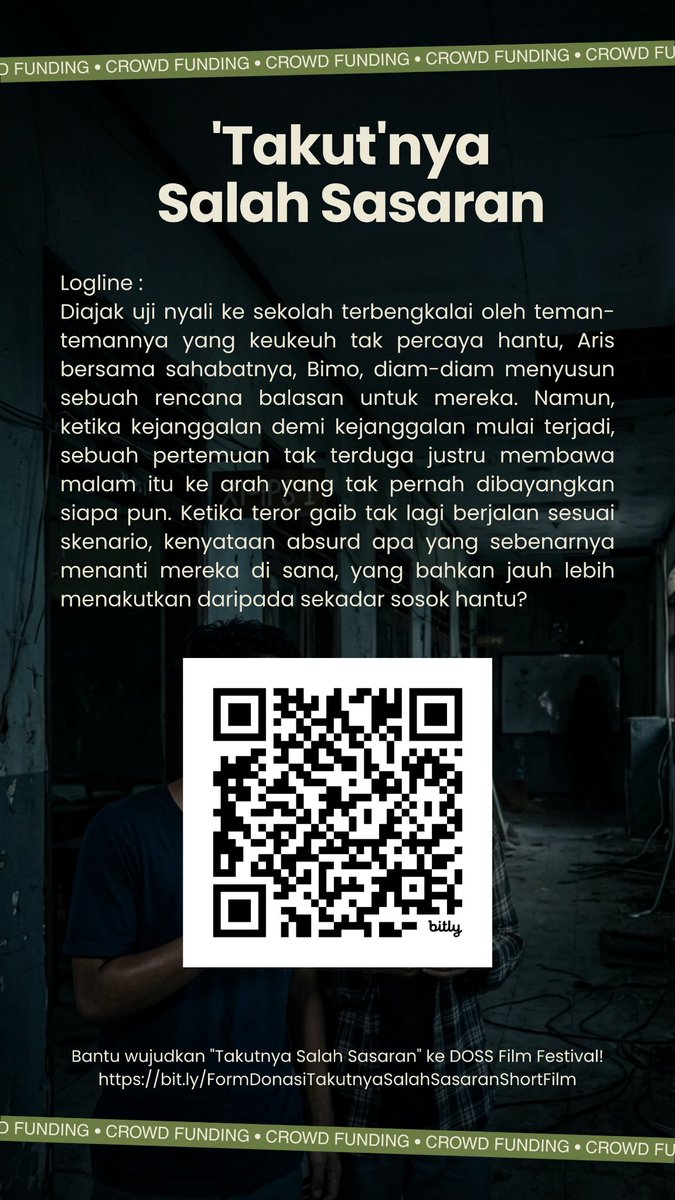 ini_berber's tweet photo. Like &amp; RT appreciated ✨️

Halo semuanya! Aku dan temen-temen lagi buka crowdfunding untuk support produksi film pendek yang bakal kita submit ke festival film 🎬✨

Kalau kalian tertarik buat ikut mendukung langsung proses produksi kami, bisa cek link di reply ya! https://t.co/CzKcDhcycj