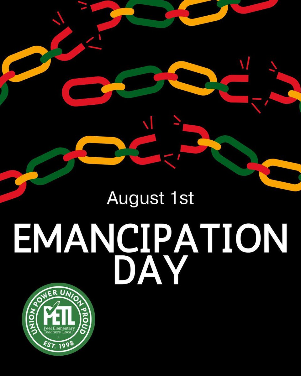ETFOPeel's tweet photo. A day to honour freedom’s hard‑won path and to push forward for justice, equity, and the collective work needed to ensure everyone can live with possibility and power. #ETFO #onted #onlab https://t.co/4KE93tJZNL