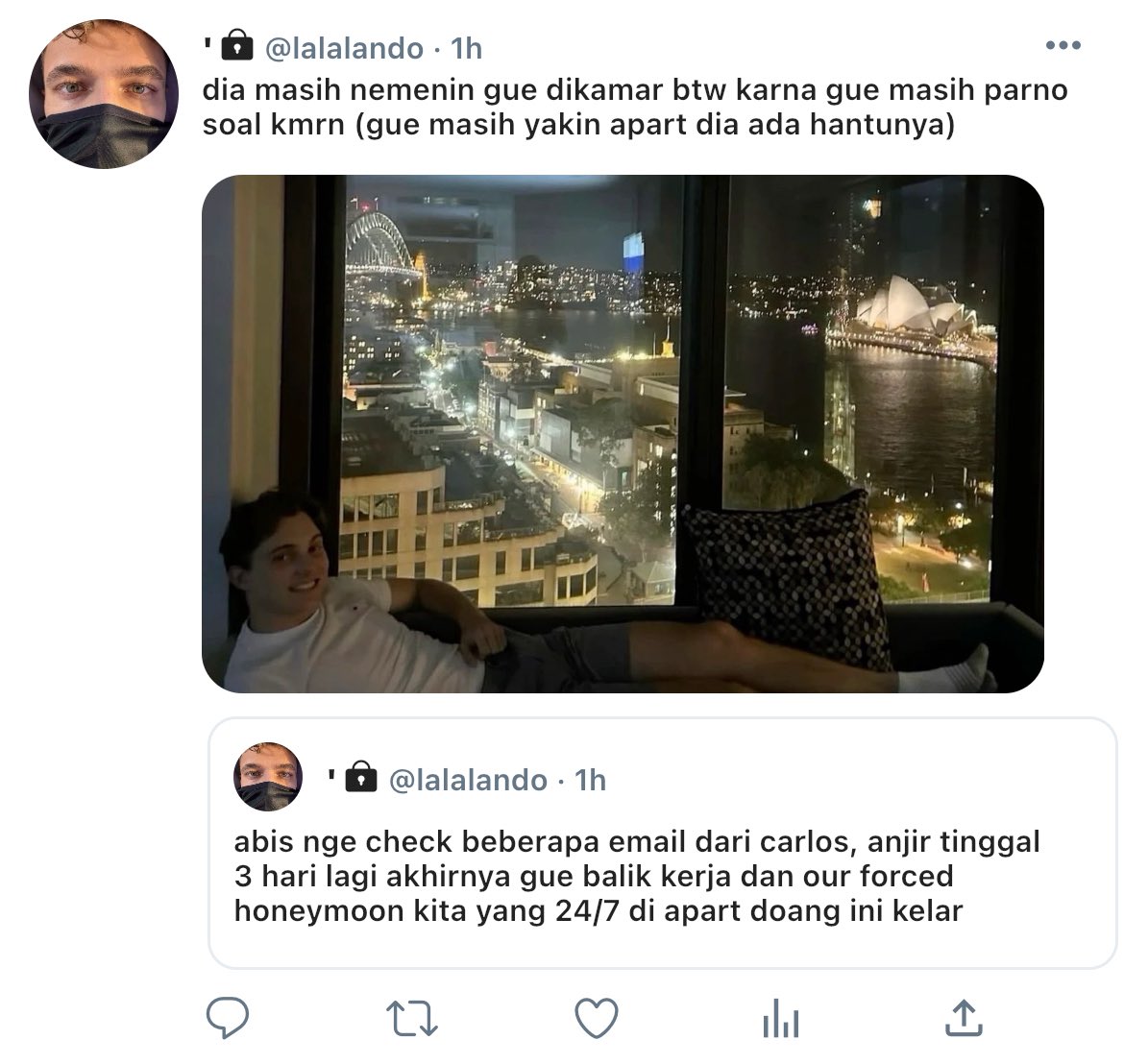 ln4ouriss's tweet photo. landoscar au
⤷ serbaserbi day 1 (not really) lando tinggal bareng mantan fwb-nya after married.

814 au! https://t.co/iSTmweNJfN