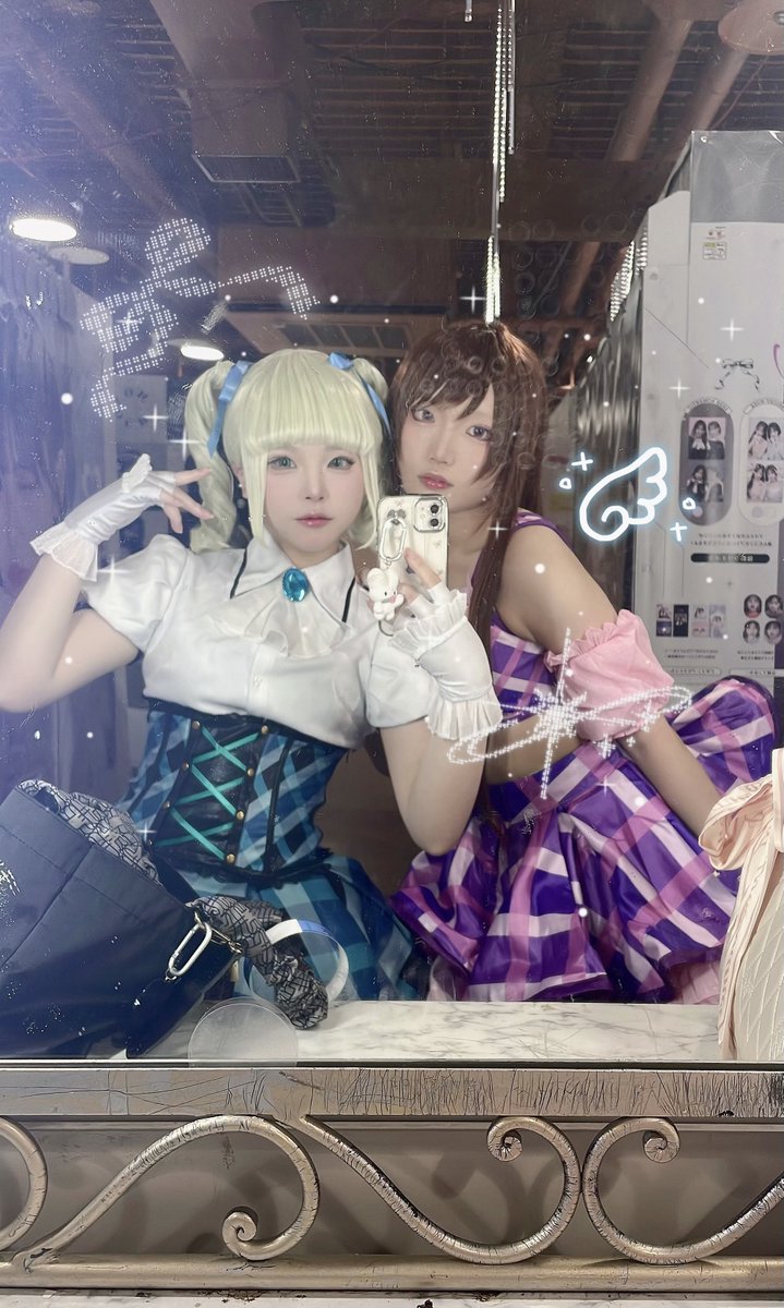 ryo_1102m's tweet photo. 今日❕念願アイドルで蘭ちゃんといたദ്ദി𓈒 .ܸ .ܸ𓈒꒱໒꒱˖·
女児時代の夢叶えられて幸せ〜♡
 #ウイコス16 https://t.co/PEyInF2Z4C