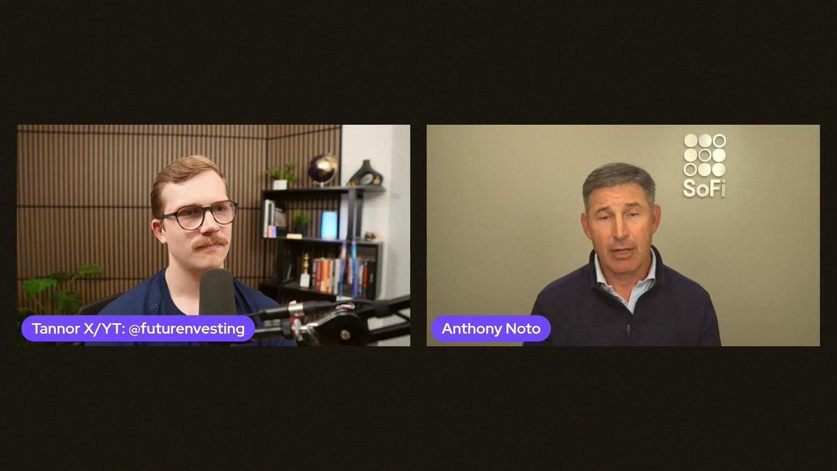 eduardov009's tweet photo. SoFi's CEO Anthony Noto just dropped some big numbers: over $5B in cash net interest income from borrowers—real money, not accounting tricks. But that's not what excites him most.

From Q1 2024 to Q2 2026, they booked $2B in premium loans that didn't count as upfront revenue. https://t.co/SPf5WqYcPY