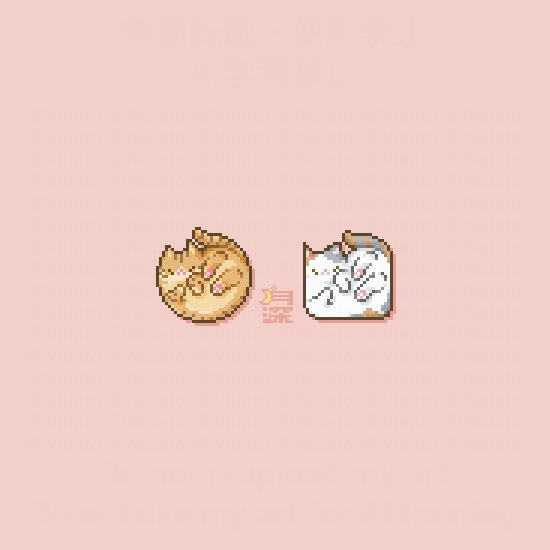 Nuiato's tweet photo. みっしり、まるしかく🐱🐾
#pixelart #ドット絵 https://t.co/KmI8R53IGq