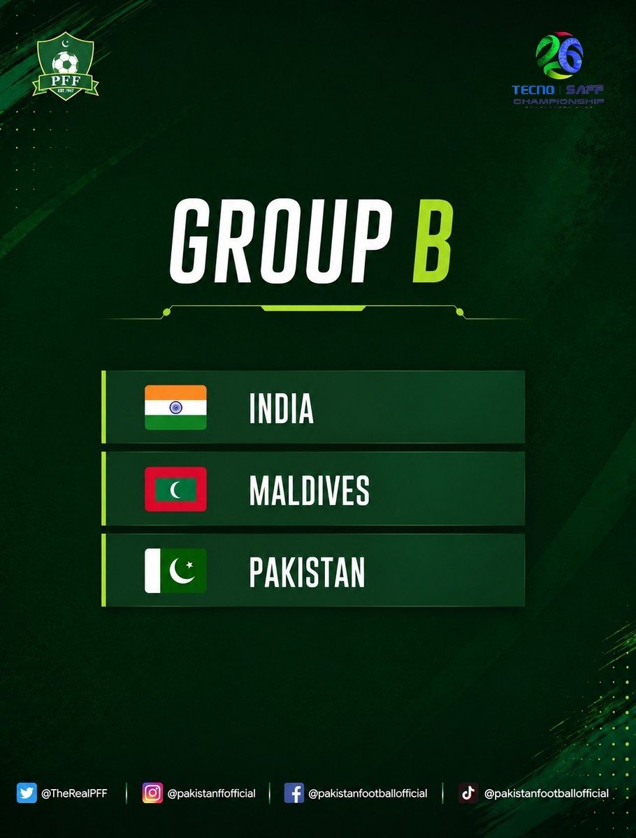 Pakistan Football Federation tweet media