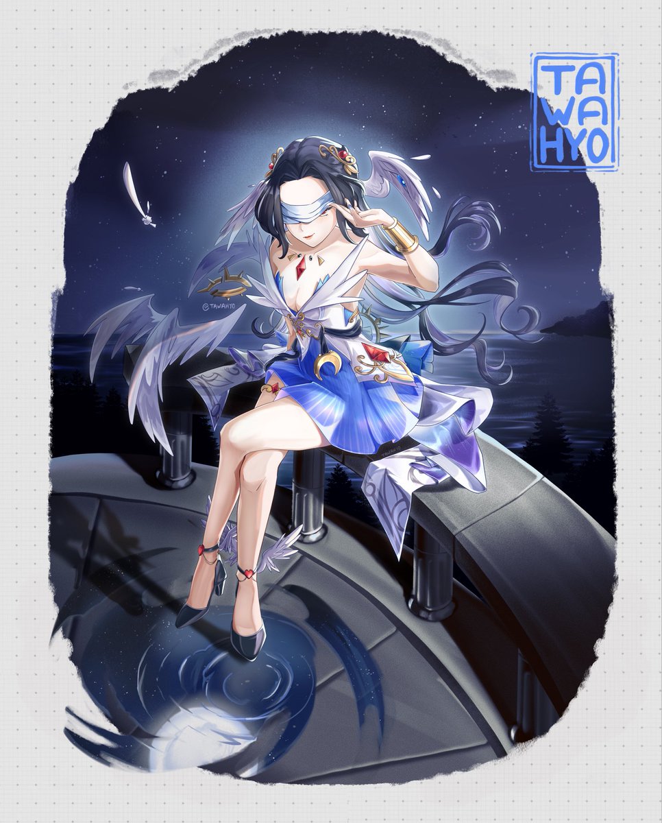 tawahyo_'s tweet photo. “Darkness cannot conceal your sins. Let the Moon bear witness”
Aletheia 🌙⚖️
#HSRoc #art #digitalart #GenshinOC #HSR #genhsinimpact #artistontwt https://t.co/hwKZibvLhU