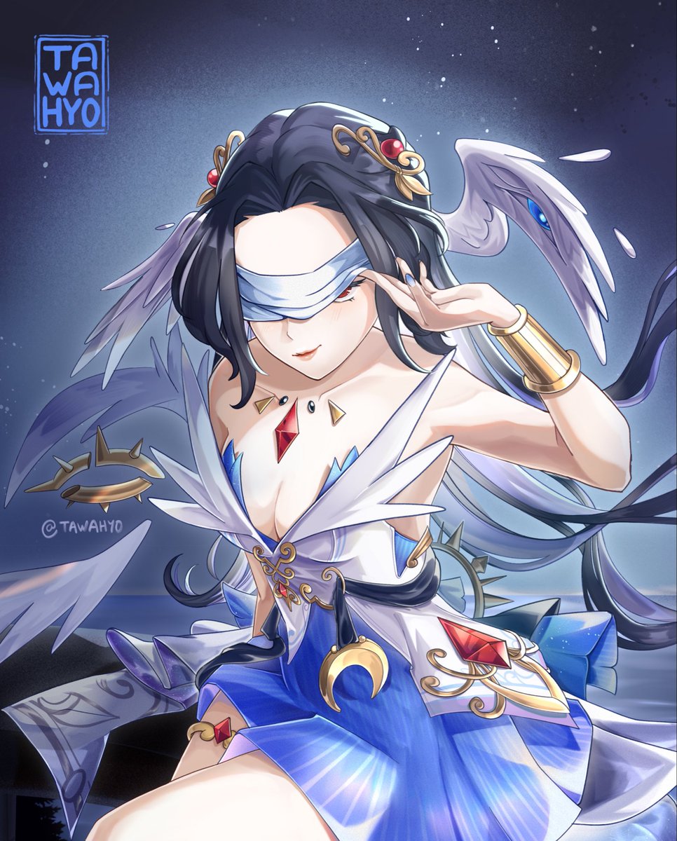 tawahyo_'s tweet photo. “Darkness cannot conceal your sins. Let the Moon bear witness”
Aletheia 🌙⚖️
#HSRoc #art #digitalart #GenshinOC #HSR #genhsinimpact #artistontwt https://t.co/hwKZibvLhU