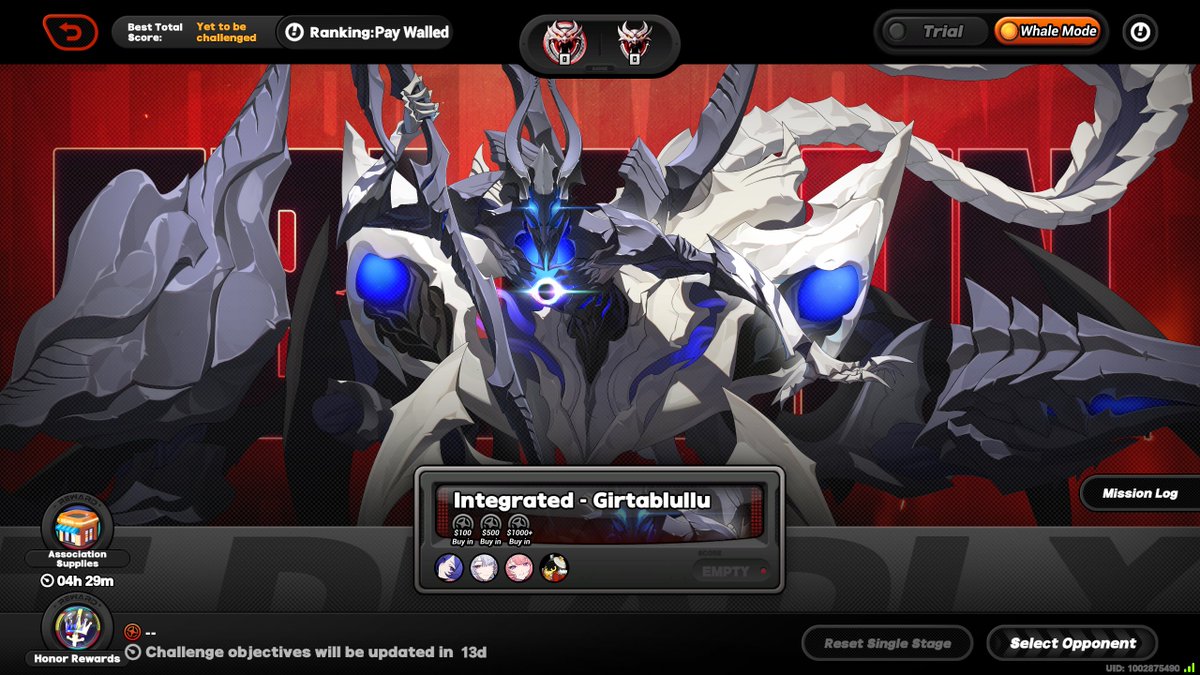 MsFancyBones's tweet photo. Guys, I fixed the new Zenless modes UI,
Now it actually shows what you need to beat it
(Hint, it's money) https://t.co/6MB0SokLKz