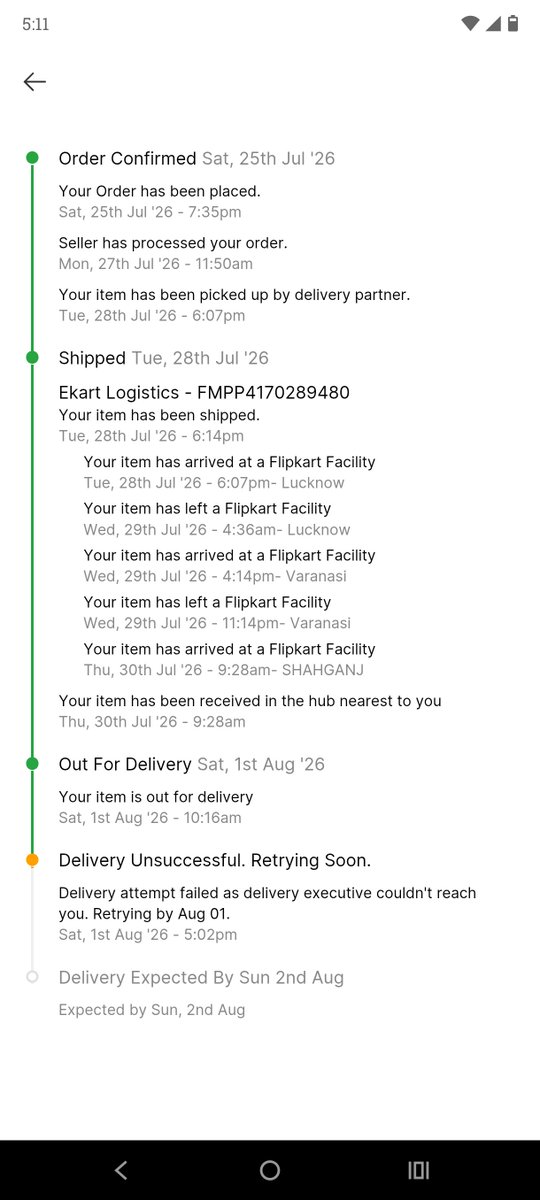 VIKASYA35813101's tweet photo. @flipkartsupport The delivery boy didn't call me even once today, yet my order was rescheduled—why is that? He is trying to delay, please take action against him. https://t.co/4SOc4TcQUt