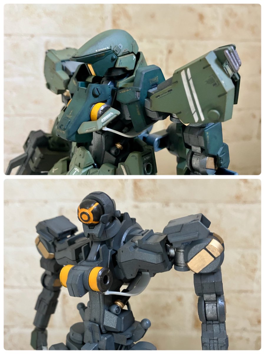 kajzz_ho's tweet photo. 1/100フルメカ　グレイズ
一旦完成✨✨
ここから少しオプション的なもの作ろう♪
量産に適した機能性、整備性重視の無駄のないシンプルな線が良いですねっ！！
個人的には下からの煽りが巨大感が増して好き😁 https://t.co/ptylBD1JAT