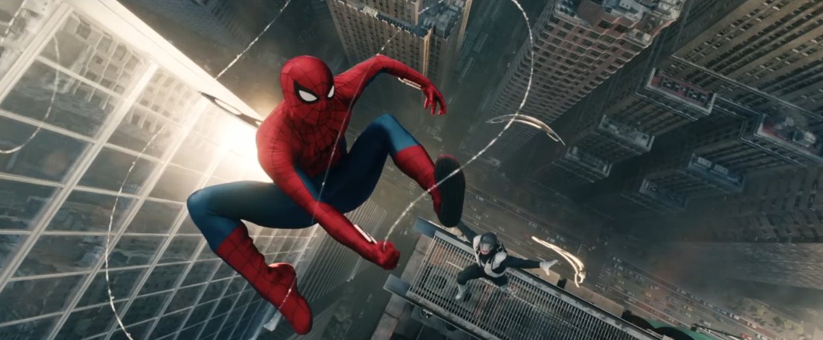 WatchmenID's tweet photo. Ngomongin swing dan movement, Spider-Man Brand New Day buat kami ini jadi swing terbaik versi Tom Holland!

Ntah ini ada kaitannya karena ketiga versi Spidey udah pernah bertemu di No Way Home, kami ngeliat cara Tom Holland bergerak dan berayun di sini tuh semacam perpaduan antara versi Tobey Maguire & Andrew Garfield.

Beberapa shot-shot POV ketika bergelantungan pun terasa sangat segar di film ke-4 nya ini!