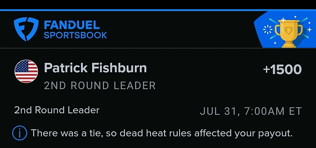 Taino_Ink's tweet photo. Won a great bet but had to split it into 3. P. Fishburn had 4 holes to take the lead but he didn't.😟 https://t.co/IqtnODnvhL