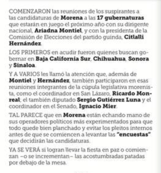 acastilloDC's tweet photo. Monreal, Gutiérrez Luna, Ignacio Mier en las reuniones para definir candidaturas a 17 gubernaturas. Los mismos que legislan, los mismos que eligen. En Morena la división de poderes no existe ni adentro del partido. https://t.co/vVazPDmGYD
