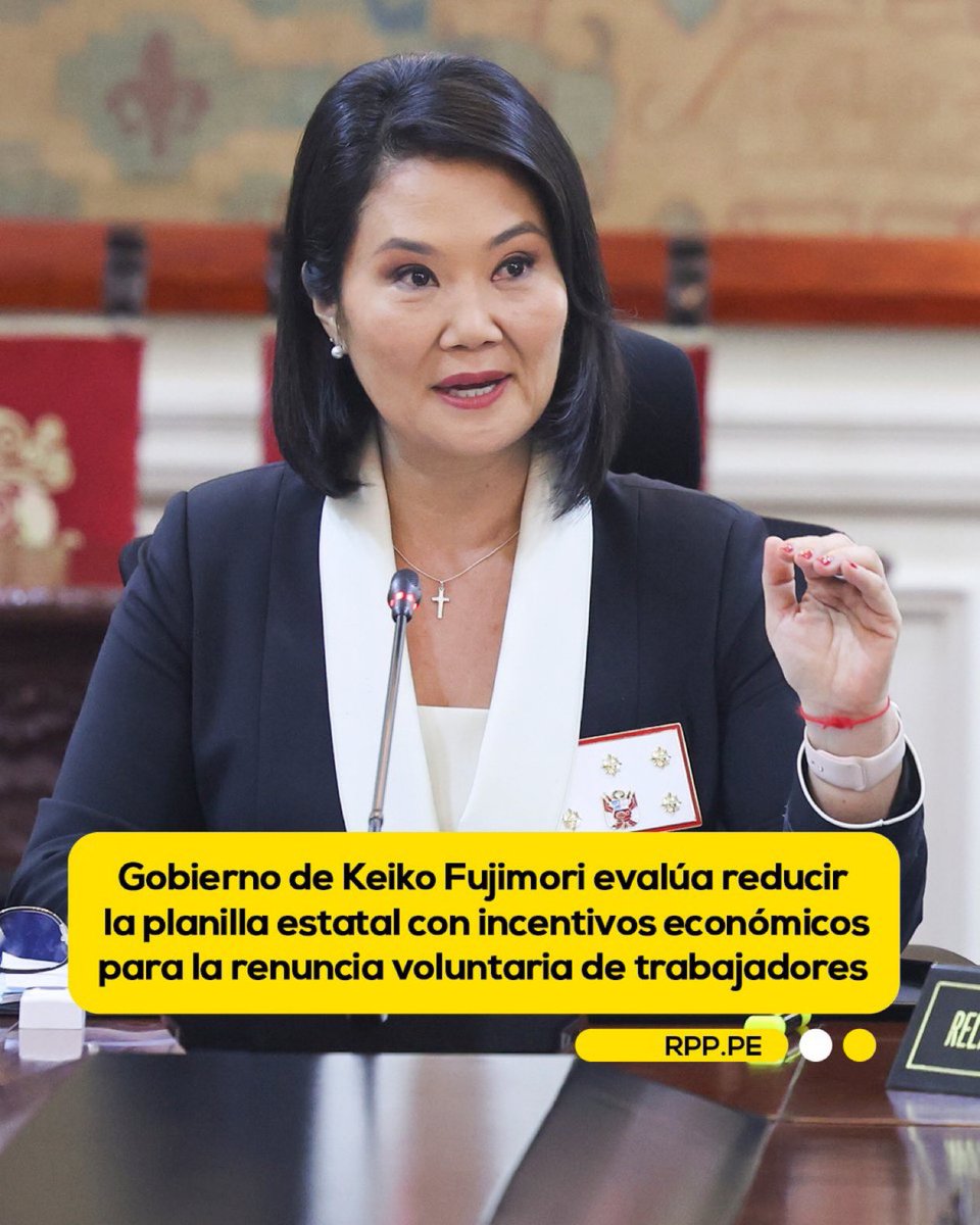 Indignados_P's tweet photo. Keiko piensa implementar incentivos económicos para la renuncia de trabajadores estatales
Pero no dice nada de reducción del presupuesto del congreso
2001: S/ 298,823,975
2006: S/ 309,026,492
2011: S/ 411,649,671
2016: S/ 518,500,000
2021: S/ 649,629,107
2026: S/ 1,768,000,000 https://t.co/mxGSrF2Qe6