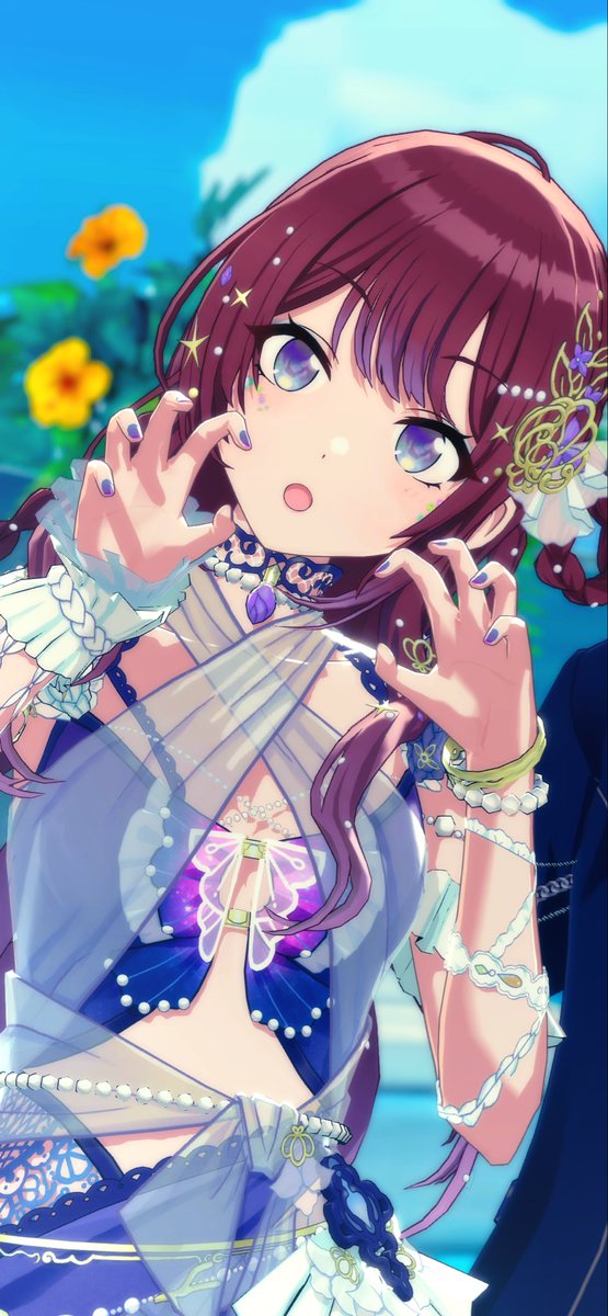 UU_hasuma's tweet photo. シャニソンさんいつも有難う🎶🌞

#はじける夏と泡沫部門
#シャニソンファッションショー https://t.co/DWEDEnWr2o