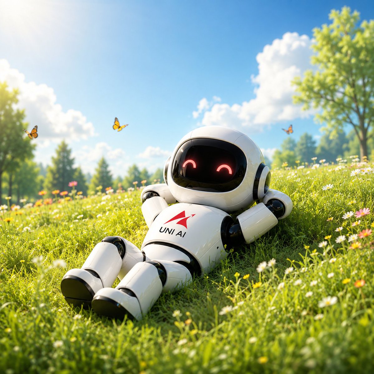 uniai_labs's tweet photo. Weekend mode: ON. 🌿
Go outside.
Touch some grass.
We'll take care of the little things.
Happy weekend from UNI AI. 🤖☀️
#UNIAI https://t.co/TOpA2luk8X