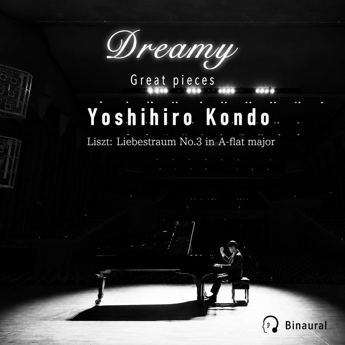 yoshihirokondo's tweet photo. 8/10、シングルで配信リリース‼️

アルバム"Dreamy"から"リスト:愛の夢第3番"のバイノーラル録音版🎧

録音時、通常のマイクとは別に専用マイクを私のすぐ後ろに設置。私が弾きながら耳にしている音を、まるでその場にいるかのような臨場感で楽しめます。イヤホン(ヘッドホン)推奨‼️理由は画像にて☺️ https://t.co/3rb7F2W3AX