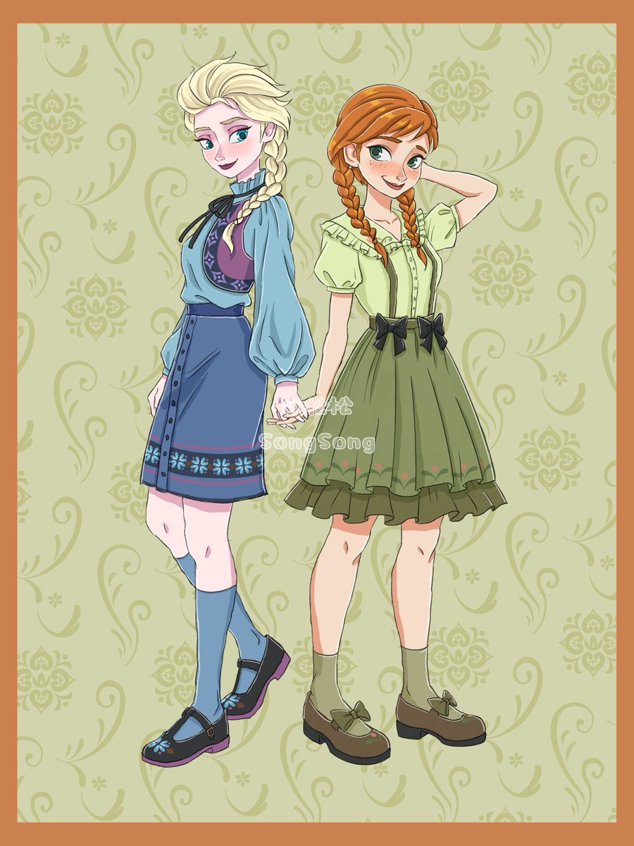 Songsongsongart's tweet photo. Part Ⅰ ❄️👗
#Frozen #frozenelsa #アナと雪の女王 #frozenanna https://t.co/iBXtHIOKnR