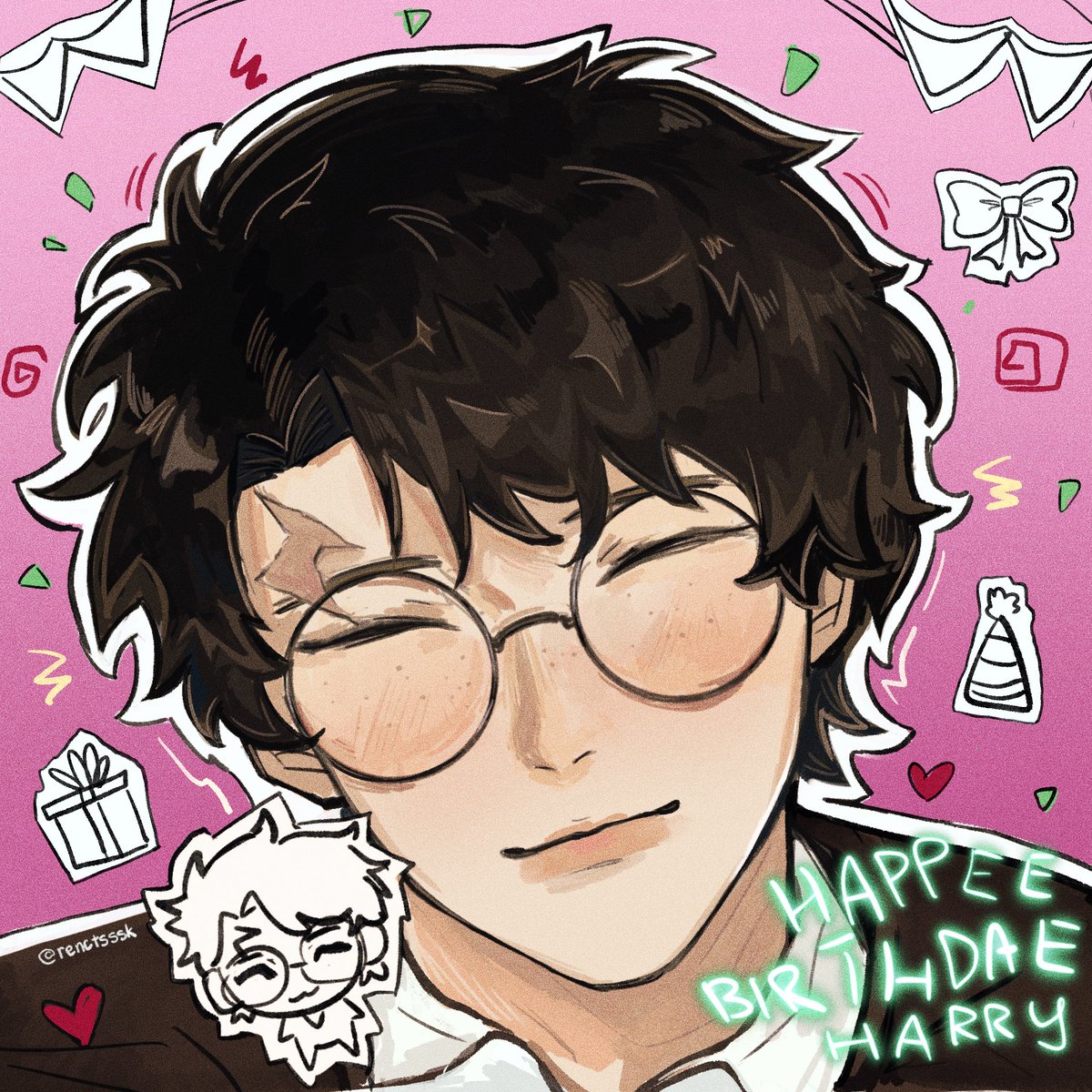 renctsssk's tweet photo. HAPPY BIRTHDAY HARRY POTTER THE CUTEST EVER!!!!!!!🎂⚡️⚡️⚡️(im back! haven’t posted in a while sorryyy!

#HappyBirthdayHarryPotter 💗 https://t.co/FBvmoSiRnn